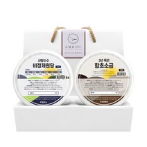 참건강마을 단짠세트 원당-소금 2종세트 250g~300g (답례품 선물세트), 원당-모링가소금