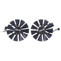 87mm T129215SH FDC10U12S9-C 4핀 그래픽 카드 팬 ROG RTX 2060 2070 RTX2080, 두가지