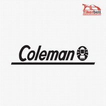 캠핑족 Coleman 카라반꾸미기 스티커 튜닝스티커 20대여성 레이튜닝용품 첫차꾸미기, 1개, 블랙 중형