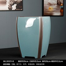 동양난 서양난 승진 화분 중국 초대형 난초 특수 꽃 가마 오픈 조각 세라믹 분재 높은, 20120 Ge 가마 파우더 블루대, 유공