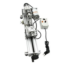 금속 선반 기계 가공 목공용 선반 연마기 미니 메탈 무단 속도 제어 고정밀 비즈 기계 220 V 280W, 한개옵션0