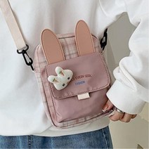 토끼장식 바니크로스백 초등학생 외출용 작은가방 60대 예쁜가방 40대 캐주얼 세련된