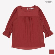 스파오 스파오 스파오 간절기 데일리 7부 블라우스_SPBB937G11 (P001706278)