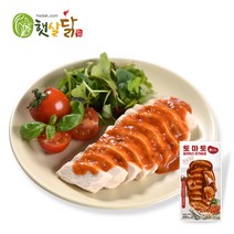 햇살닭 토마토 슬라이스 닭가슴살 100gX1팩, 없음, 상세설명 참조