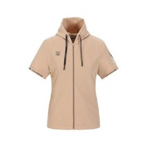 링스골프 NC09 봄 여성 트레이닝반팔자켓2 L21B1TF076, 베이지