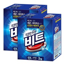 비트 분말 세탁세제 3kg x 2 Beat Powder Laundry Detergent boxes, 2개