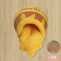 고양이집 공용 chewy 밀폐형 보온 트럼펫 허니캔 사계절, T02-북극 융털 커피컬러큰돗자리작아 토이, C01-M-16 근내 고양이12 근내개