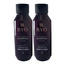 려 자양윤모 탈모증상케어샴푸 지성두피 180ml 2개/한방샴푸 휴대용샴푸 여행용샴푸