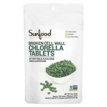 선푸드 Sunfood 세포벽 분쇄 클로렐라 정 250mg 228정 57G 2OZ), 912 카운트, 1개