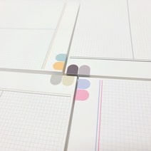 오늘내일맑음 노트패드 120g B5떡메 대 떡메모지 공시생 프리미엄 모눈 제본 노트패드, 100, 스카이베이직