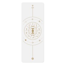 푸고무 요가매트 미끄럼방지 요가 헬스매트 요가관 체위선매트 요가매트, 소프트핑크, 183*68*0.5cm[일월식]
