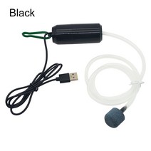 휴대용산소통 산소캔 산소호흡기 수족관 산소 공기 펌프 USB 작은 산소처리기 물고기 탱크 조용한 압축기 소형 에어레이터 휴대용 액세서리, [01] Black