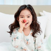 [오가닉맘] 아동 봄실내복 헬로래빗긴소아동내의 (MHSL9K11)