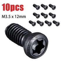 10pcs M2.5 M4 Torx 나사 대체 카바 이드 삽입 CNC 선반 도구 가정용 사무실 통신 수치 제어, 04 M3 5 x 12mm