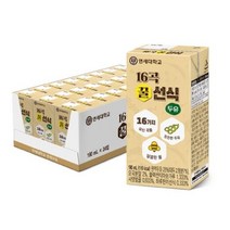 연세우유 16곡 꿀선식 두유, 190ml, 9개