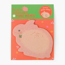 선생님 메모지 토끼 어린이집메모지 스티커메모지 캐릭터떡메모지
