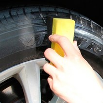 타이어 어플리케이터 다용도 세차 스펀지, 1개