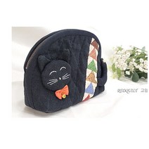 고양이파우치 만들기 퀼트재료 패키지 KIT