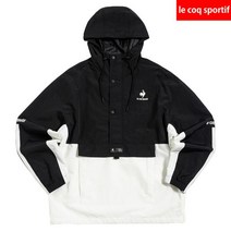 르꼬끄 스포르티브 르꼬끄 선데이 바람막이 아노락 자켓 QN123TJK26-BLK