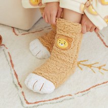 리틀퍼피클럽 양털부츠양말_라이언, 단품