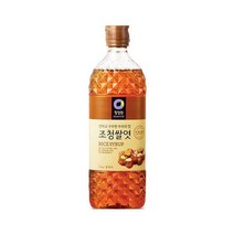 만능 조청 쌀엿 1.2kg 달콤한 발효 효소 담금주 과일청 간단요리 청정원 친정엄마 식재료, 16개