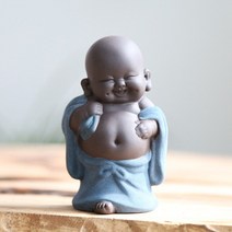 조각상 정원조각상 조형물 정원장식품 세라믹 maitreya buddha statue 차 조각 손으로 조각된 입상 공예 디스플레이 장식 홈 다도 장식 mj, d