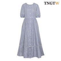 TNGTW 양면 스트라이프 퍼프 원피스 스카이블루 THC0CBH22 HS0
