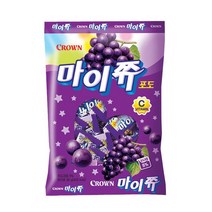크라운 마이쮸 포도, 92g, 5개, 5개