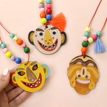 전통탈 목걸이 5set, 하회탈, 단품