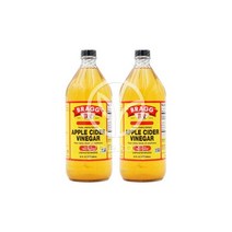 브래그 2개 Bragg 사과 식초 사이다 비니거 사과식초 946 ml, 2개 Bragg 사과 식초 애플 사이