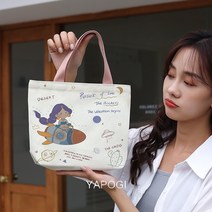 YAPOGI 새로운 캔버스 가방 여성 한국어 스타일 귀여운 공장 어깨 신선한 모든 일치 핸드백 YAPOGI