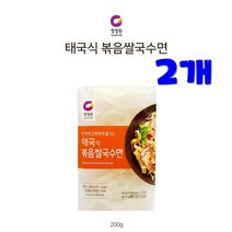 *댕이몰* 청정one ㅌrl국식 볶음쌀국수면 200g - 팟타이 팟씨유등등 다양한 볶음 요리, 2개