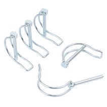 견인고리 핀 4.5 6 8 10 11 안전 핀 자전거 유모차 화물 보트 히치 후크 클립 스프링 핀 더블 라인 잠금 핀 이어 핀, 3mm