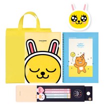 카카오프렌즈 문구세트 학용품세트 카카프렌즈 연필세트 선물가방증정, 무지, 1세트