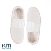 KM 크린룸 PVC 정전기 방지 제전 슬리퍼 신발 240