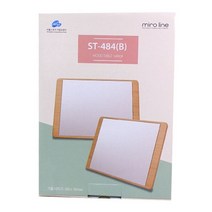 거울 탁상용거울 우드프레임 탁상경 가로형 ST-484B, 해당 상품 선택하기