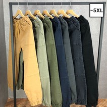[바이훈] 남성 빅사이즈 퍼티그 스판면 밴딩조거팬츠