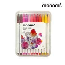 모나미 프러스펜 3000 수성펜 낱색 24색 36색 48색 60색 0.4mm, 프러스펜3000_24색세트