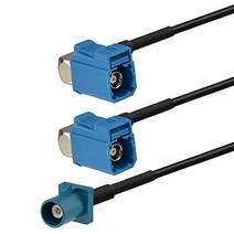 Superbat Fakra Splitter Fakra Cable Male to Female RG１74 Coaxial Cable Y Type Splitter for Car Ster, 1