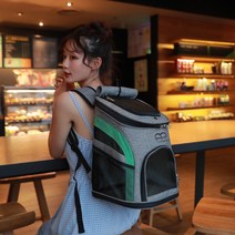 패밀리펫 강아지 고양이 백팩 가방, 블랙