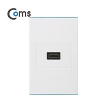 ITA063 월플레이트 벽부 벽면 HDMI 1구 판넬 판금 주문 제작 플레이트, 알미늄 HDMI 1구