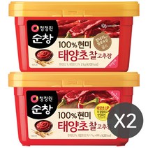 청정원 순창 100% 현미 태양초 찰 고추장 2kg(1700g+300g) x 2개, 4kg, 1세트
