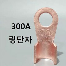 압착 링단자 순동 300A 대형 O링단자 300A터미널단자, 1개