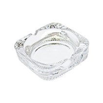 투명 (유리 재떨이 A타입 사각형) 글라스 유리 사각 가정용 업소용 재털이 재떨이