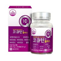 종근당건강 코큐텐 플러스, (500mg x 60캡슐) x 3개