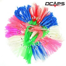 야광 꼴뚜기 10개입 7cm 웜 루어 우럭 볼락 갈치낚시, UV오렌지펄