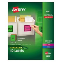 AVE6482 - Removable Self-Adhesive Multipurpose Labels, 1