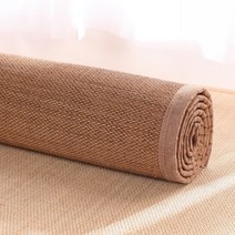 다다미 대나무 거실 대자리 카페트 매트 타타미 장판, 130 x 210cm (진한색) 두께 1.3