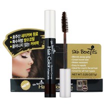 스킨베네핏 퀵커버 헤어 마스카라 새치커버 새치마스카라, 자연갈색, 1개