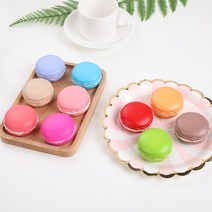 뚱이네봉다리 귀여운 마카롱 모형 인테리어 장식 소품 사진 촬영, 마카롱 8오렌지
